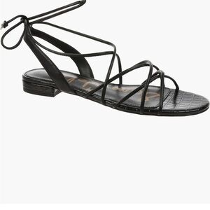 Sam Edelman Black Strappy Gladiator Sandals-BRAND NEW NEVER WORN